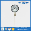 portable industrial use oil filled thermometer panel mount temperature gauge